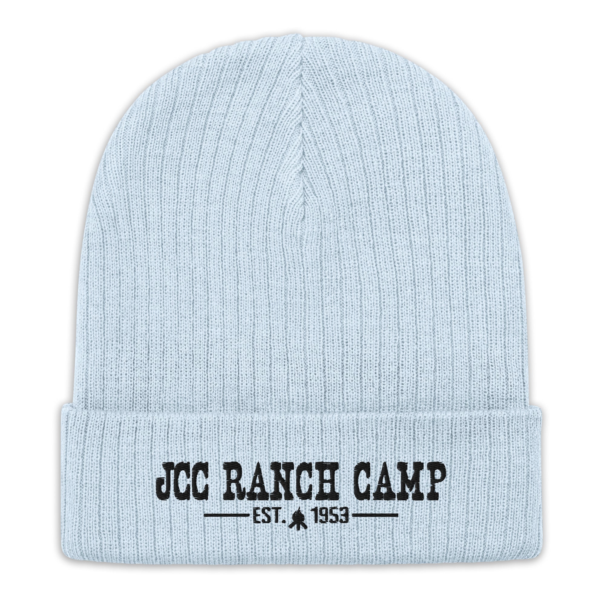 JCC Ranch Ribbed Knit Beanie for Men & Women - Soft Winter Warm Hat for Outdoor Activities, Skiing, Hiking & Casual Wear