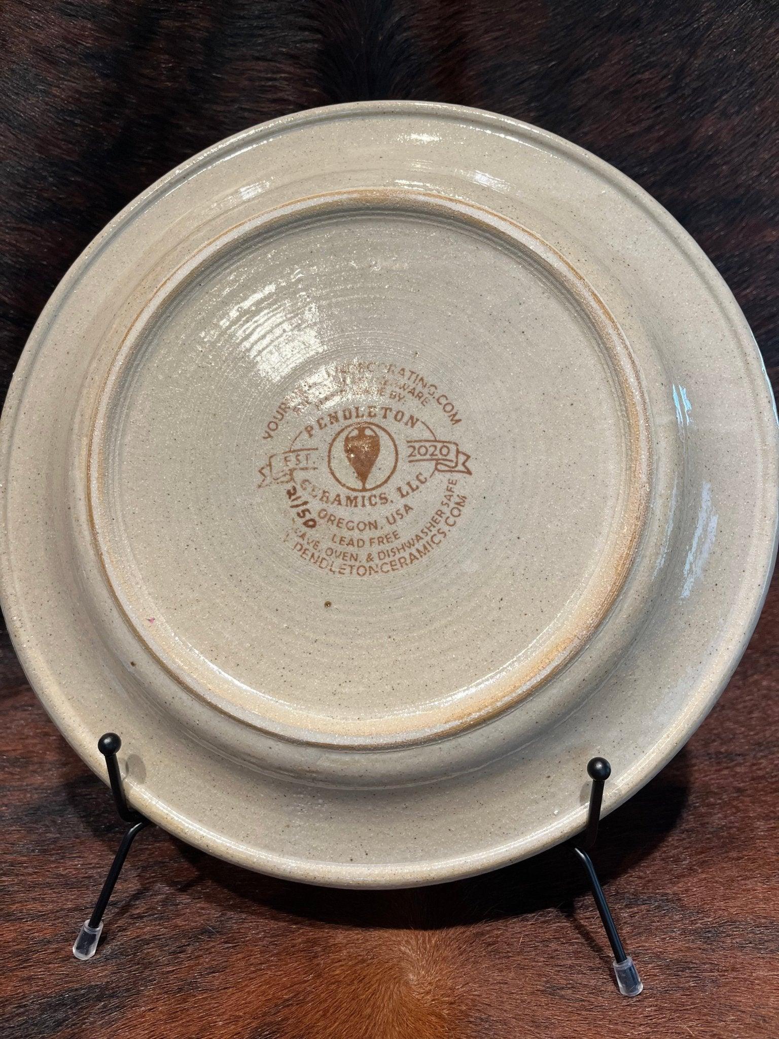 Premium Blue Mountain Brands Porcelain Dinner Plates - 10.5 Inch Elegant Ceramic Plates for Formal Dining, Restaurants & Everyday Use
