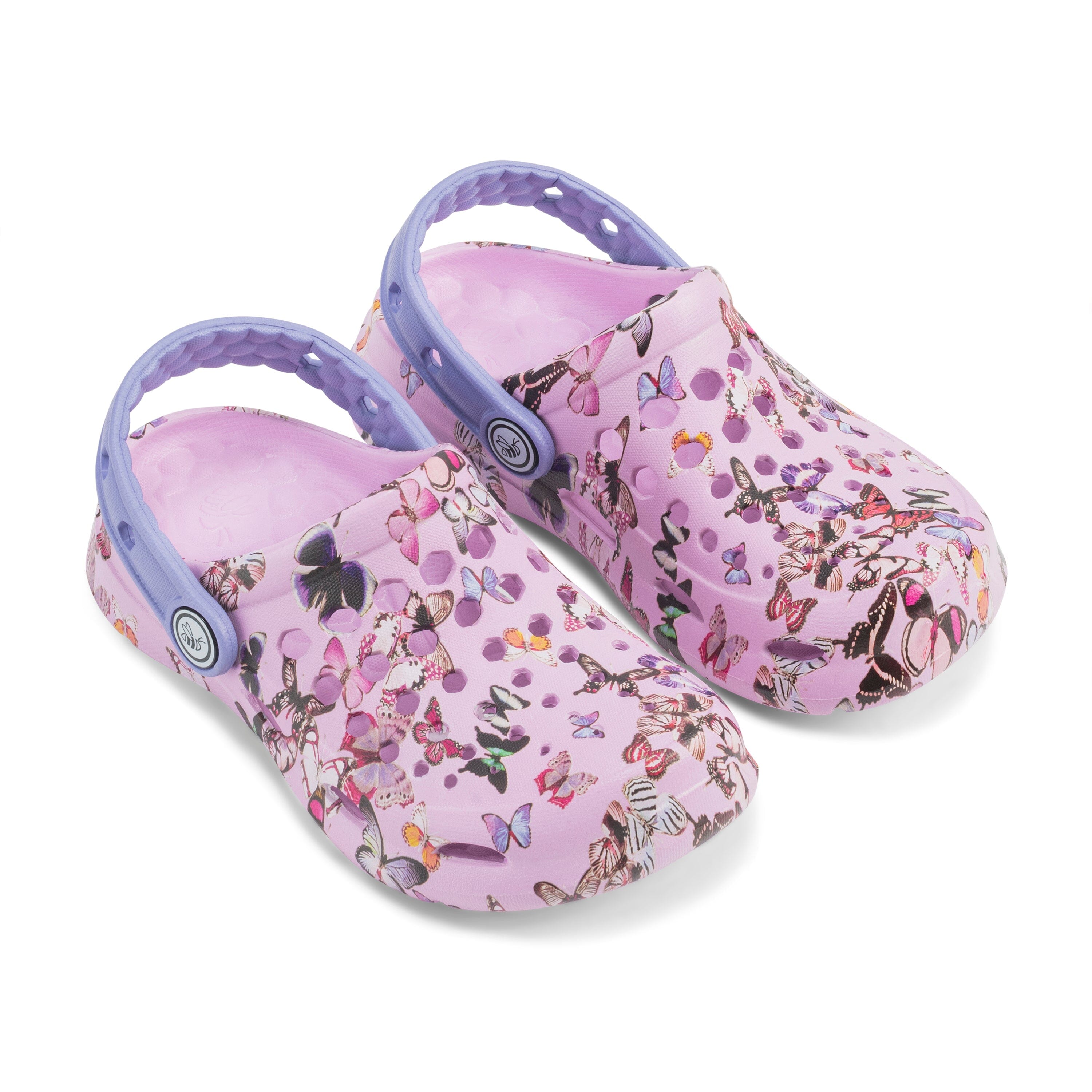 JOYBEES Active Clog Shoes for Kids - Non-Slip Waterproof Garden Clogs with Fun Graphics - Perfect for Outdoor Play, Beach, and Pool Activities