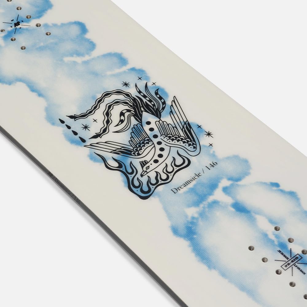 K2 Dreamsicle Women's Snowboard - All-Mountain Freestyle Snowboard for Women | Perfect for Powder, Park & Groomed Runs
