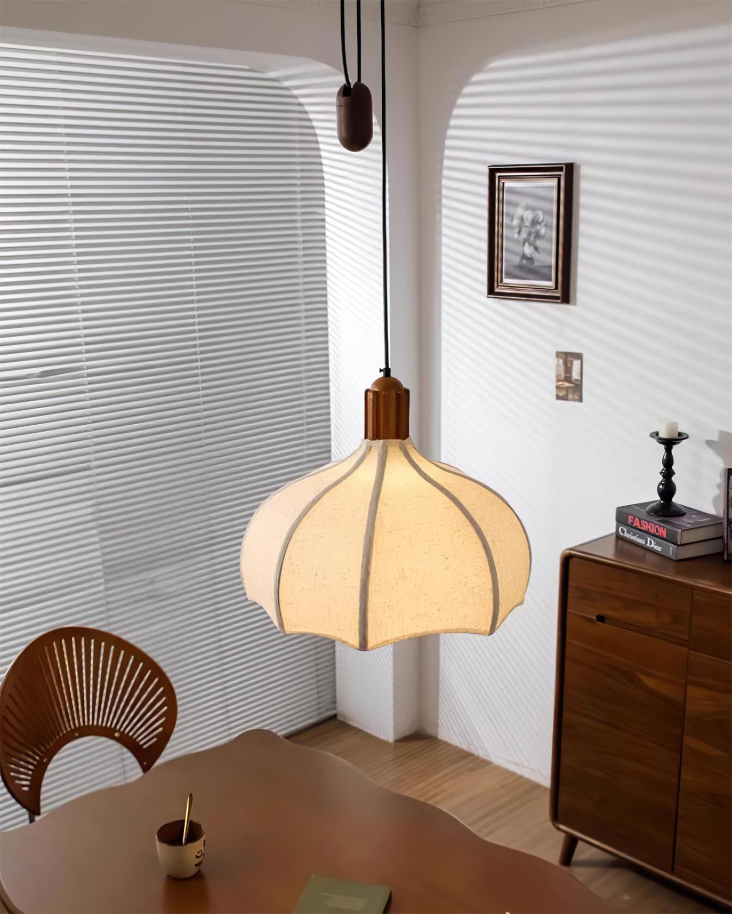 Revi Adjustable Hanging Pendant Light - Modern Liftable Ceiling Lamp for Kitchen Island, Dining Room & Bedroom Lighting