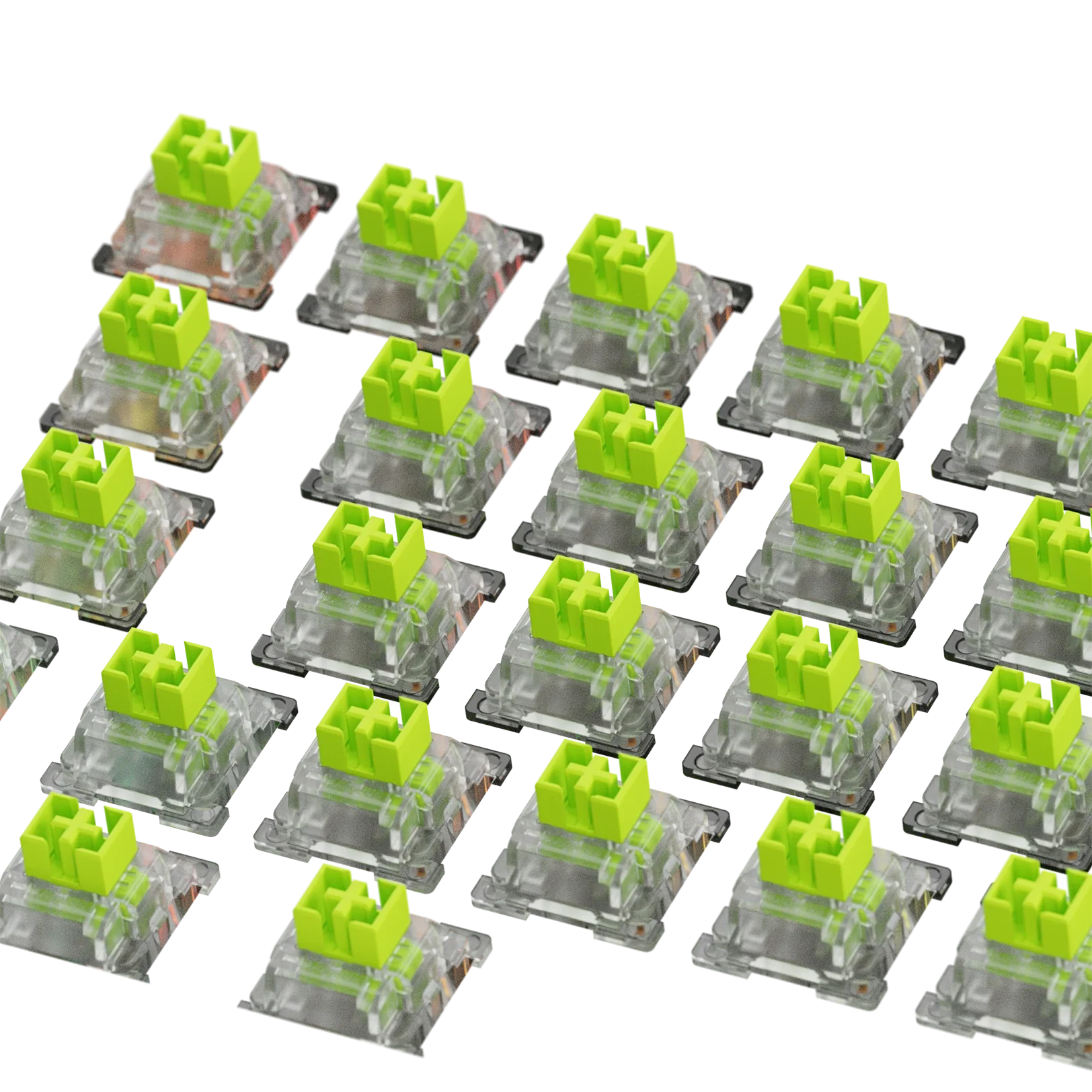 Glorious Raptor Standard HE ISO 65 Mechanical Keyboard Switches - Premium Linear Switches for Gaming, Typing & Office Use