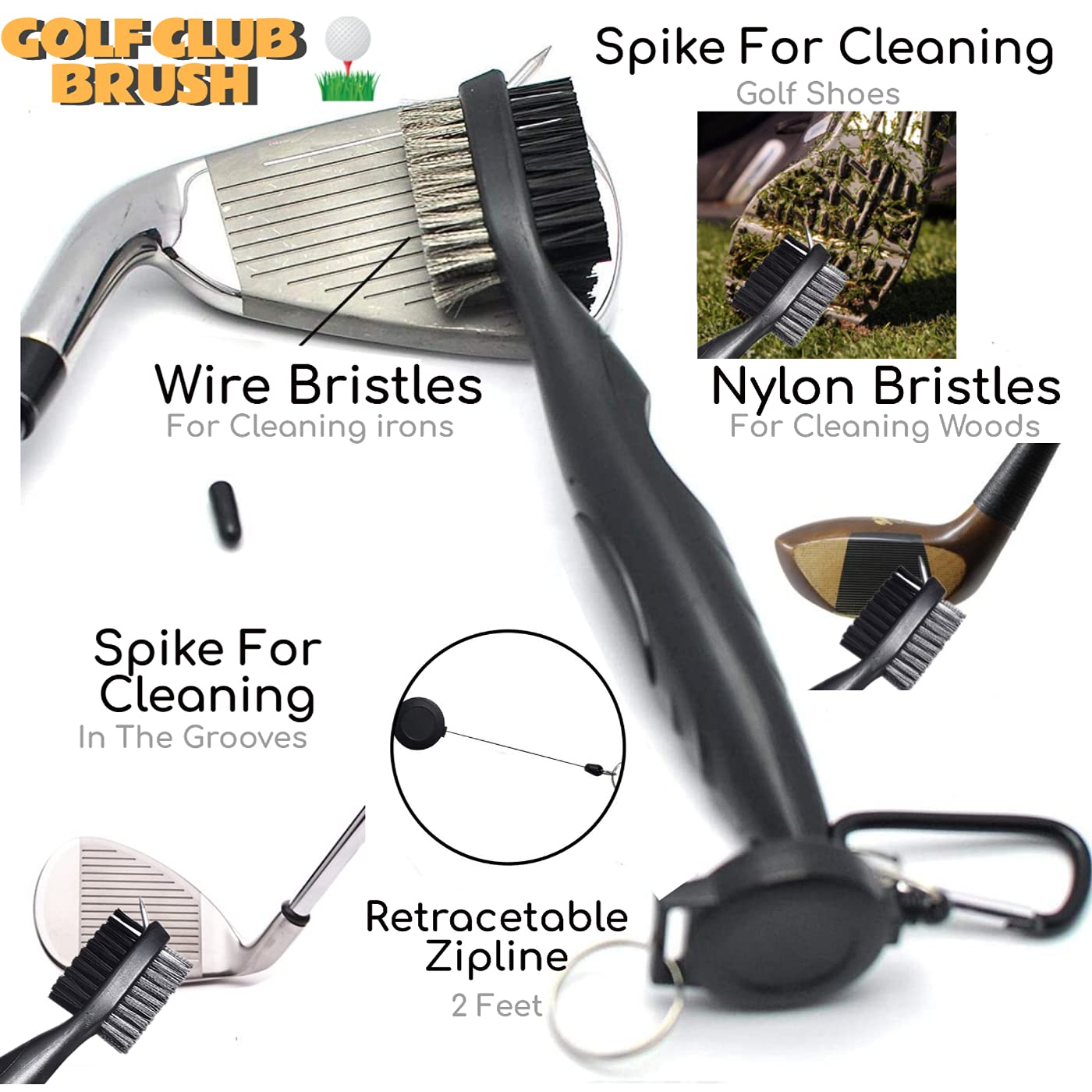 **Premium Golf Accessories for Men - Funny Dad Gifts, Golf Towel, Club Cleaner & Divot Repair Tool | Perfect for Golfers, Father's Day & Course Maintenance**