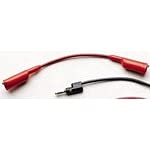 Pomona Electronics AL-B-36-2 Patch Cord with Alligator Clips on Both Ends - 10 Pack for Electrical Testing, DIY Projects, and Lab Equipment Connections
