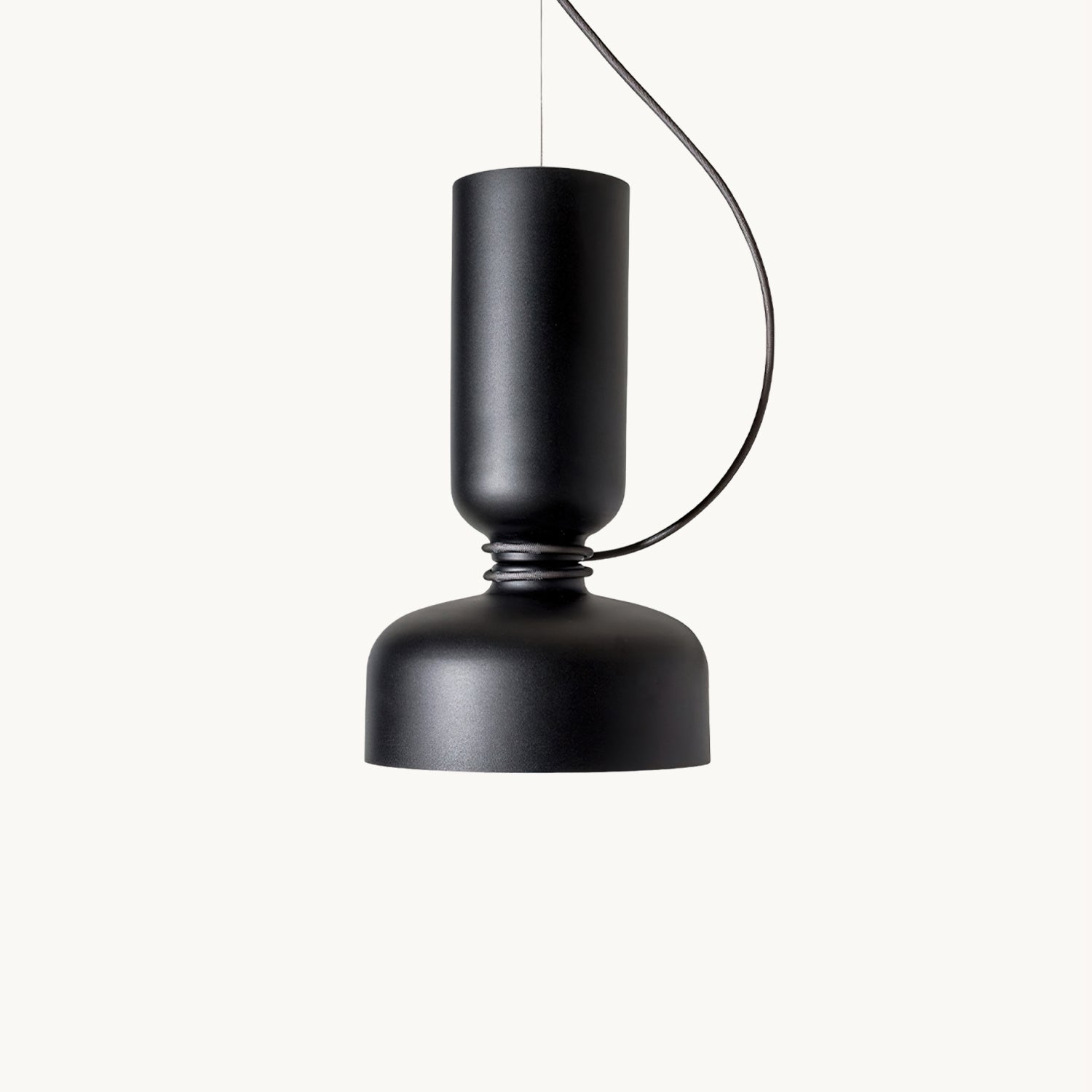 Modern Dumbbell Pendant Light Fixture - Industrial Vintage Style Hanging Lamp for Kitchen Island, Dining Room & Bar Decor - Adjustable Height & Edison Bulb Compatible