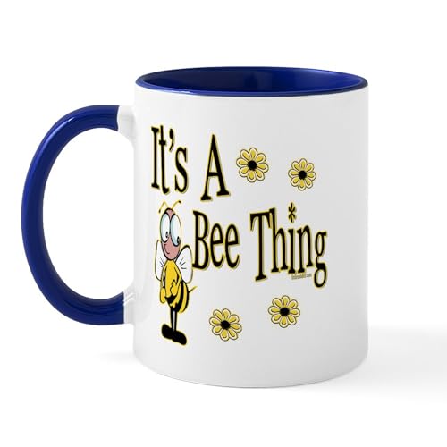 White/Navy Inside - Bee Thing! Mug