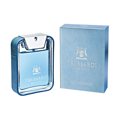Trussardi Blue Land 100ml Eau de Toilette for Men - Fresh & Woody Fragrance | Perfect for Daily Wear, Office & Special Occasions