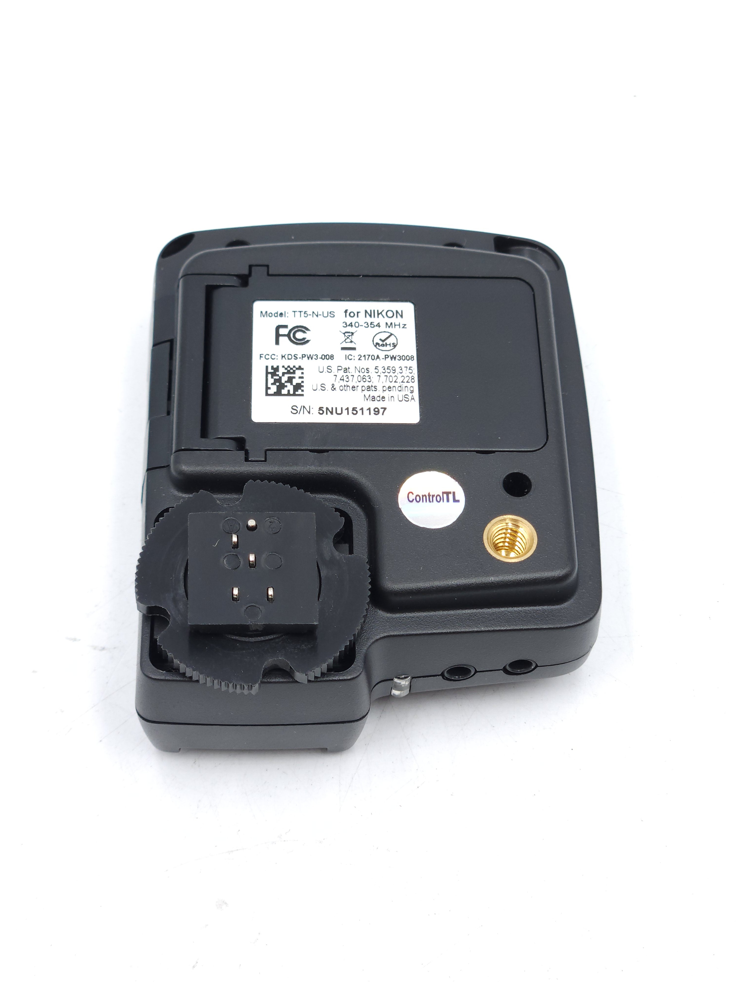 PocketWizard Flex TT5 Wireless Flash Trigger for Nikon DSLR Cameras - Perfect for Studio Photography & Outdoor Shooting
