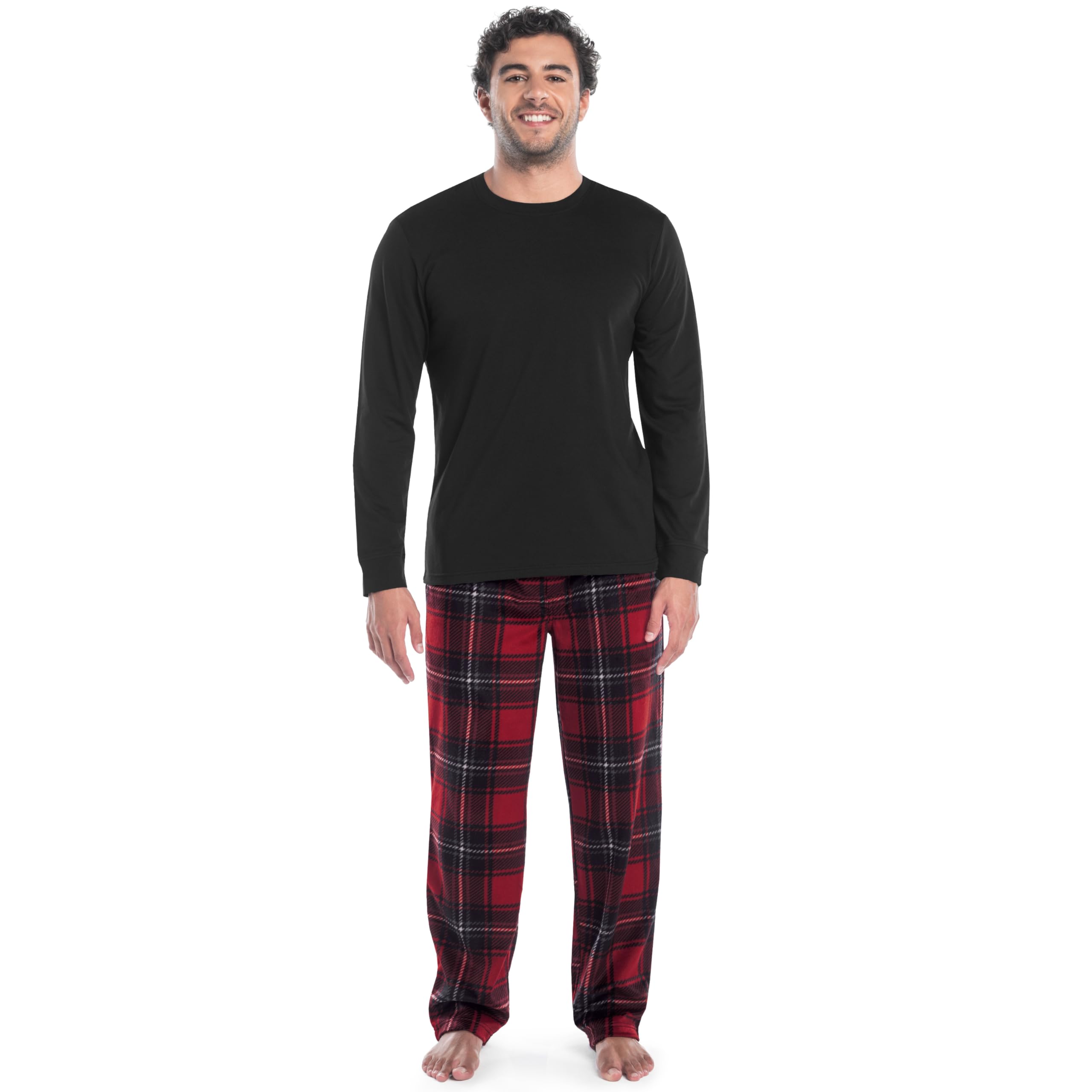 Fruit of the Loom Matching Family Christmas Pajamas Set - Cozy Holiday Sleepwear for Women, Men & Kids | Perfect for Family Photos, Christmas Morning & Festive Gatherings