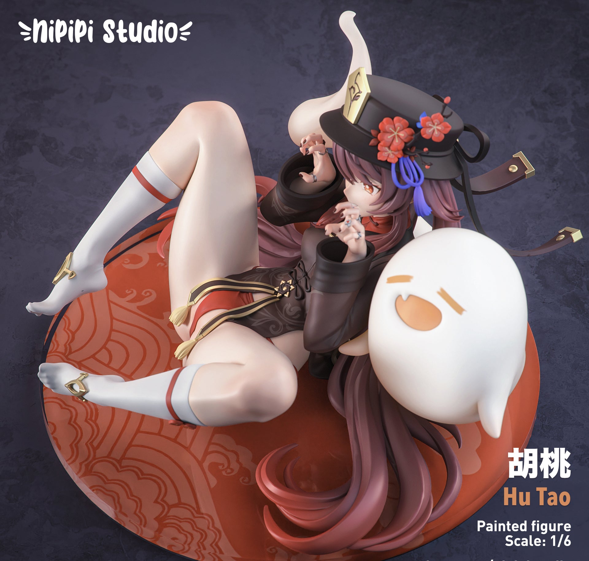 NiPiPi Studio Genshin Impact Hu Tao Cosplay Costume - Premium Quality Anime Outfit for Halloween, Cosplay Events & Themed Parties