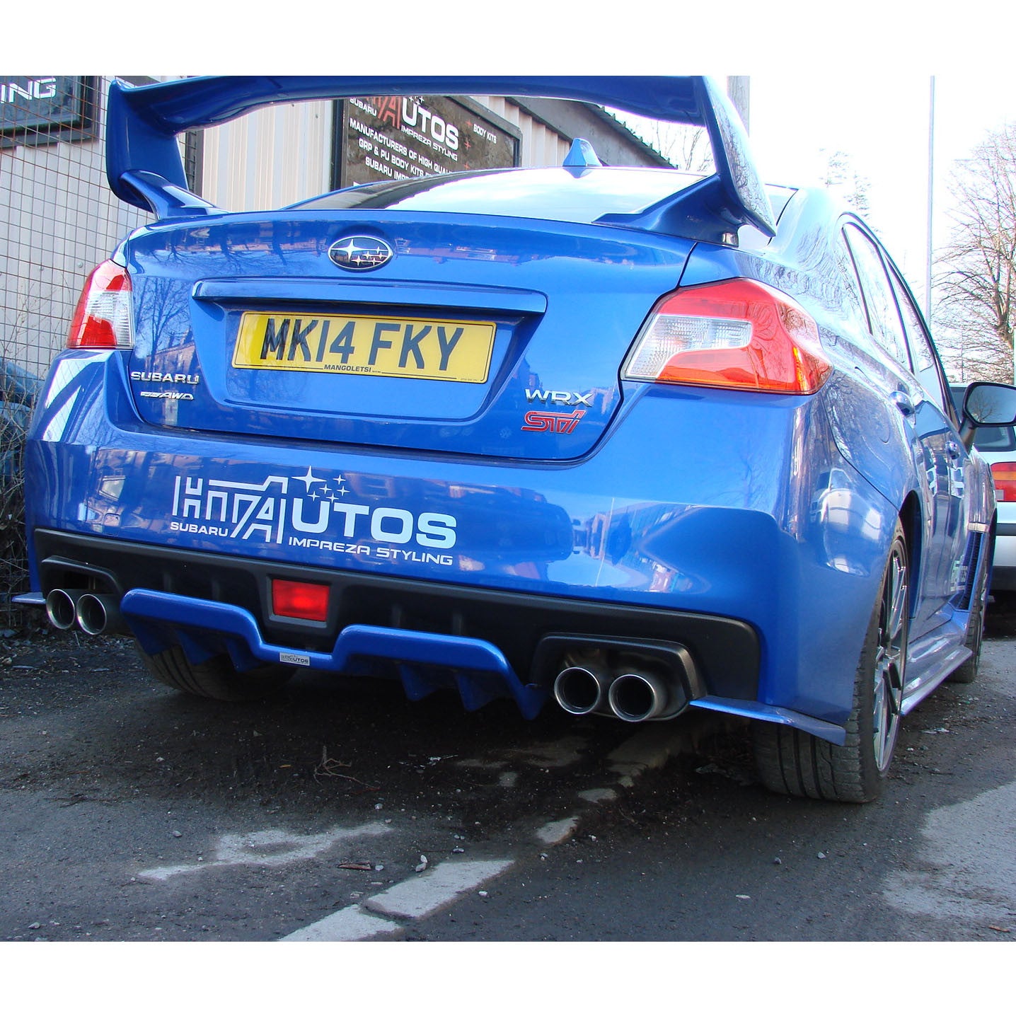 HT Autos Rear Diffuser for 2015-2021 Subaru WRX STI - Performance Car Body Kit Upgrade for Enhanced Aerodynamics & Sporty Look