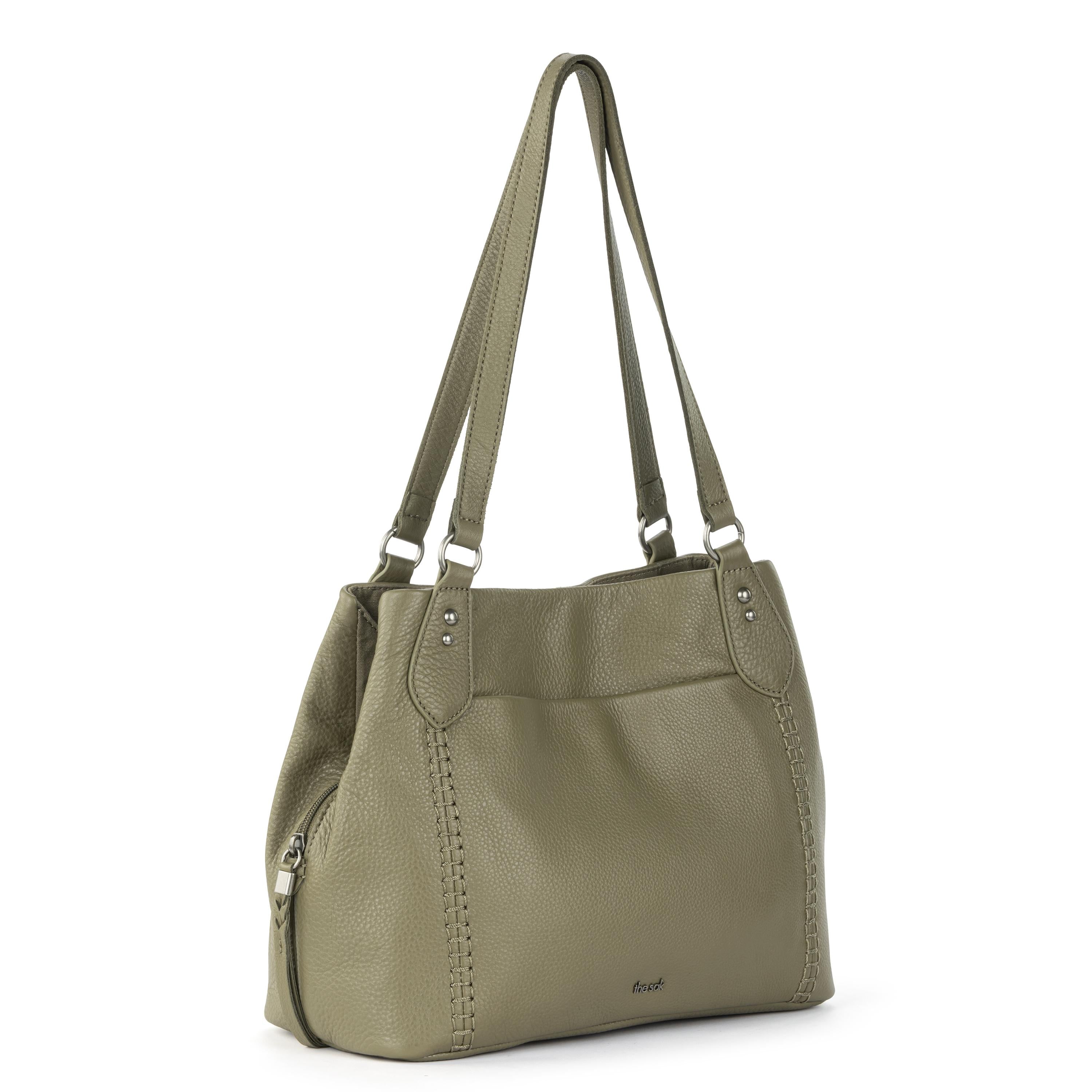 Melrose Genuine Leather Satchel Bag for Women - Stylish Crossbody Purse for Work, Travel & Everyday Use