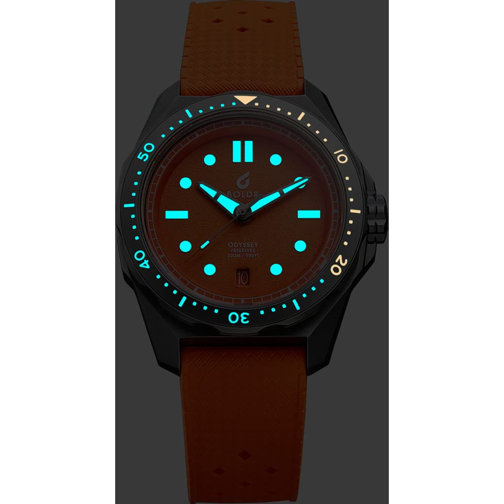 BOLDR Odyssey Freediver Watch - 专业潜水运动手表，适用于深海潜水、游泳及户外探险