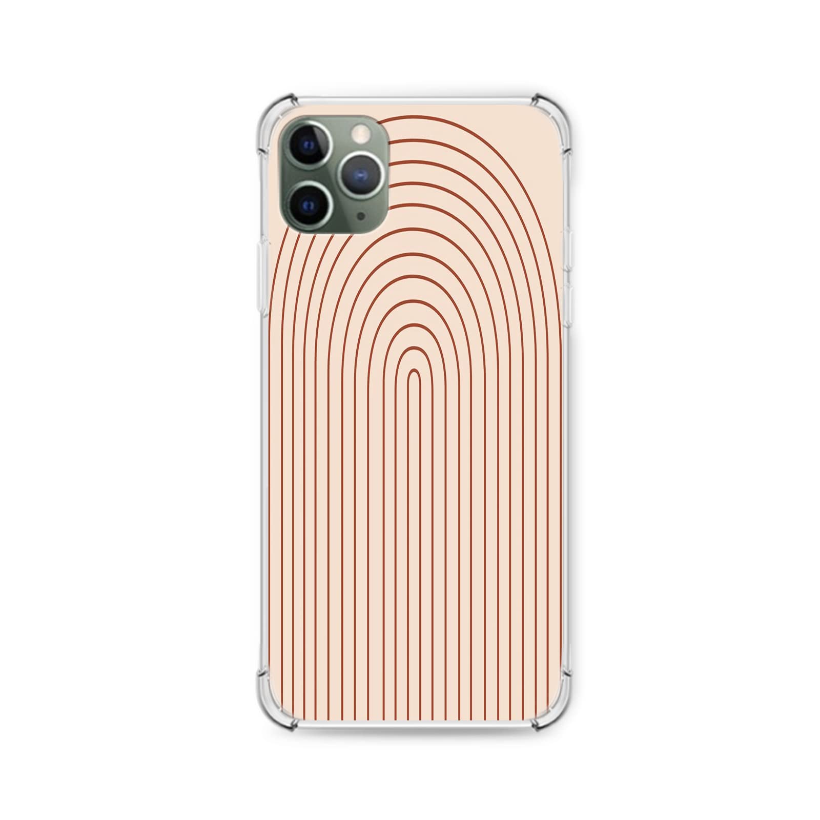 Boho Rainbow iPhone 13 Pro Max Case - Trendy Abstract Aesthetic TPU Bumper Cover for Women, Men, Girls & Boys | Perfect for Everyday Use, Travel & Style Protection