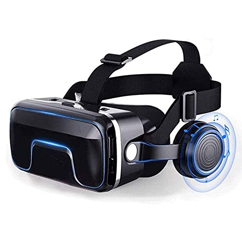 Adjustable VR Headset with 120° FOV - Virtual Reality Glasses for 3D Movies & Gaming - Touch Control Eye Care System | Perfect for Home Entertainment, Gaming Sessions & Immersive Movie Experiences