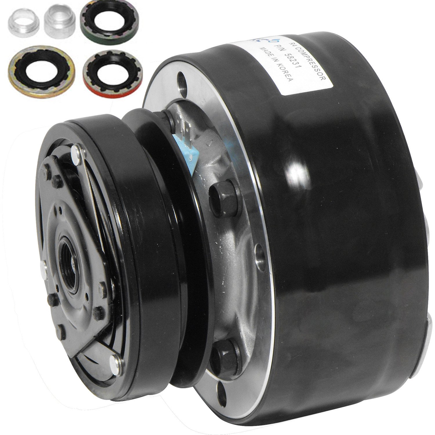 Universal Air Conditioner Compressor and Clutch Kit - CO 11184MC-KTC Replacement Part for Car AC Repair | Perfect for Automotive Cooling System Maintenance & DIY Fixes