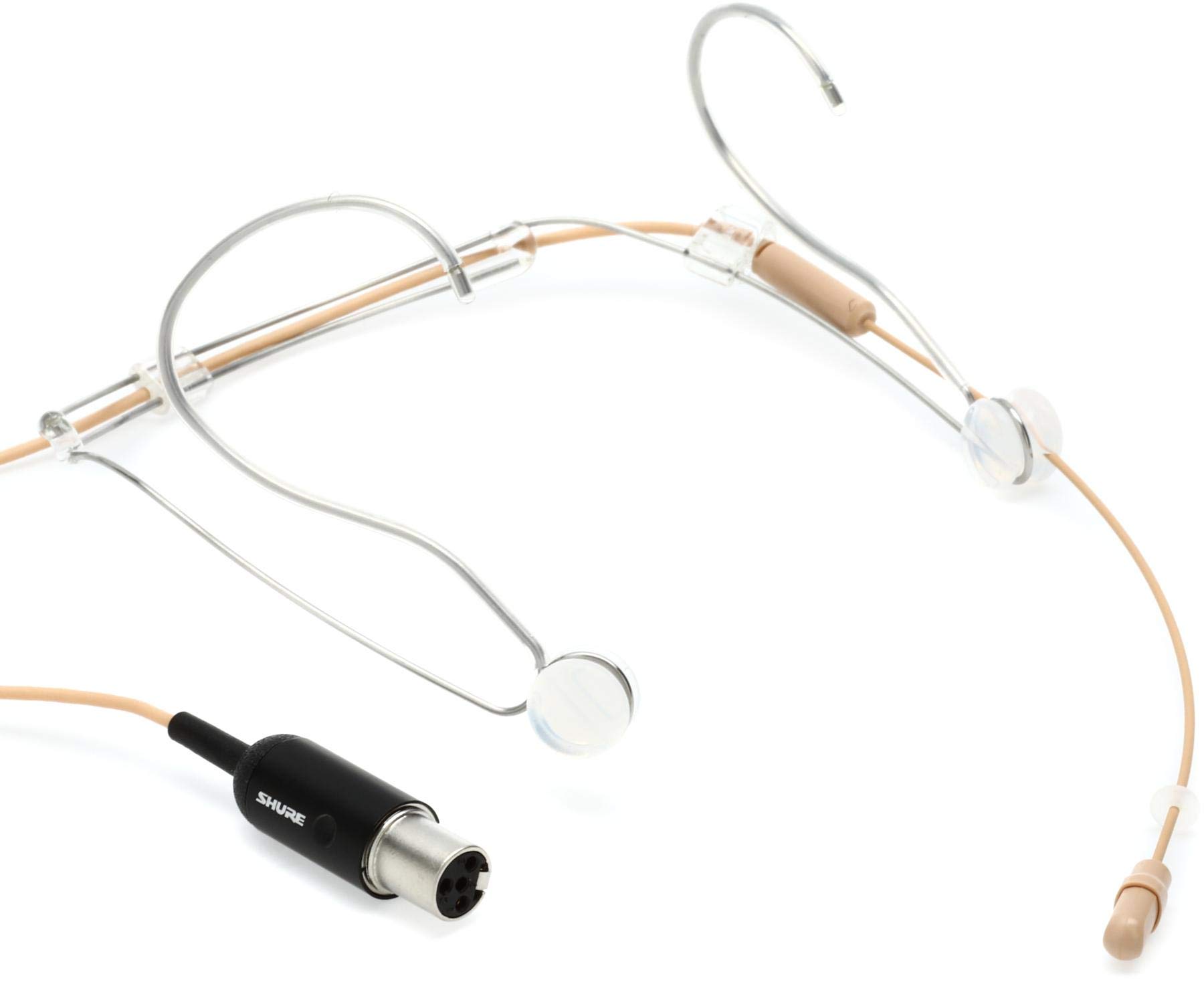 Shure DuraPlex Omnidirectional Headset Microphone with MTQG Connector - Tan (DH5T/O-MTQG) - Perfect for Podcasting, Broadcasting & Professional Audio Recording
