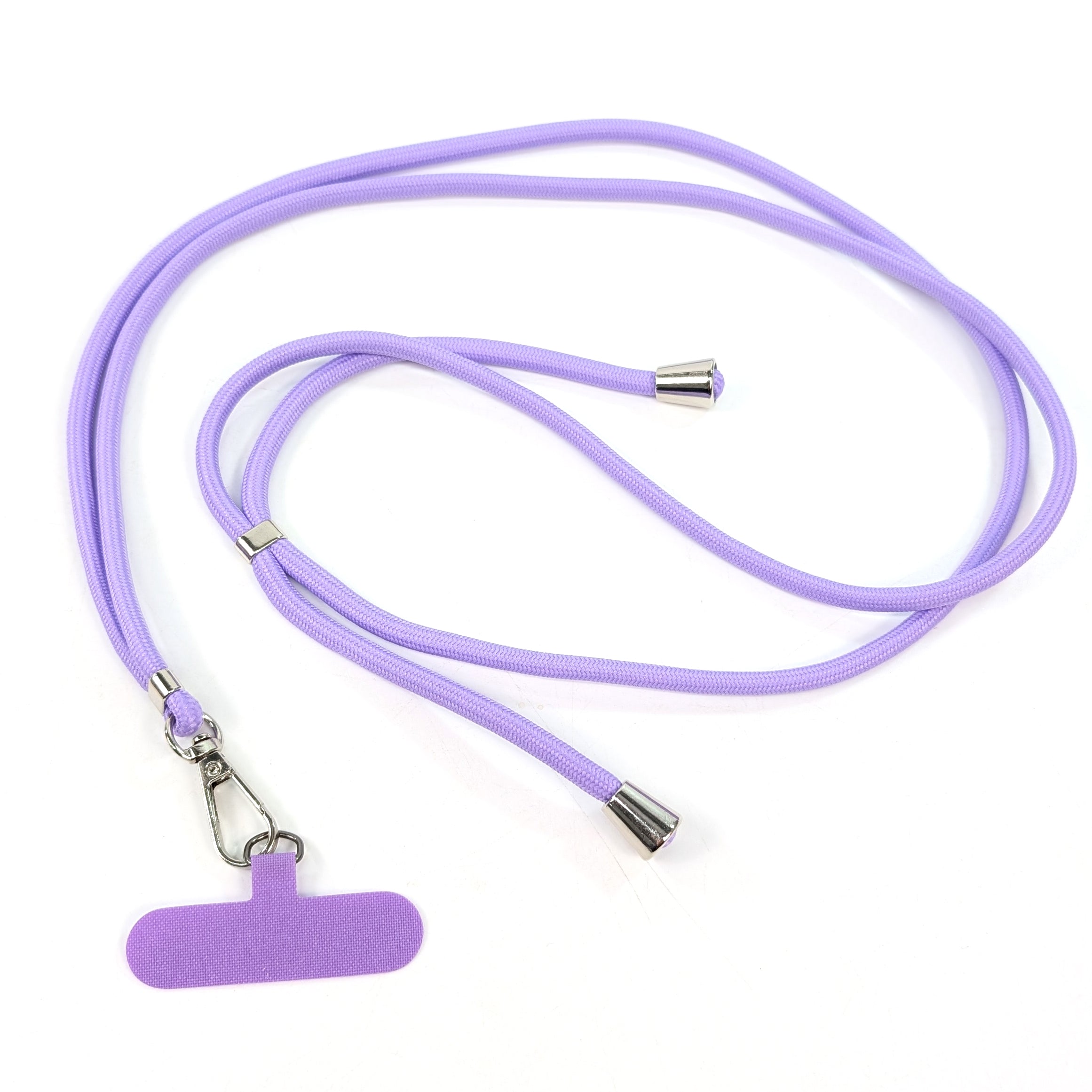 Adjustable Crossbody Phone Strap - Secure & Comfortable Phone Holder for iPhone Samsung - Perfect for Running, Travel & Shopping (Purple)