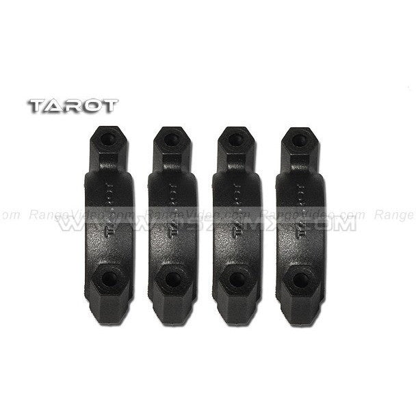 TL100A01 Tarot 25MM Tube Clamp Plastic Yellow/Black - Durable Pipe Connector for Photography Lighting, Stage Equipment & DIY Projects