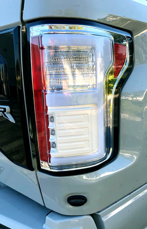 Ford F-150 SVT Raptor 2017-2020 LED Tail Lights - OEM Replacement with OLED Clear Lens - Perfect for Off-Roading & Night Driving