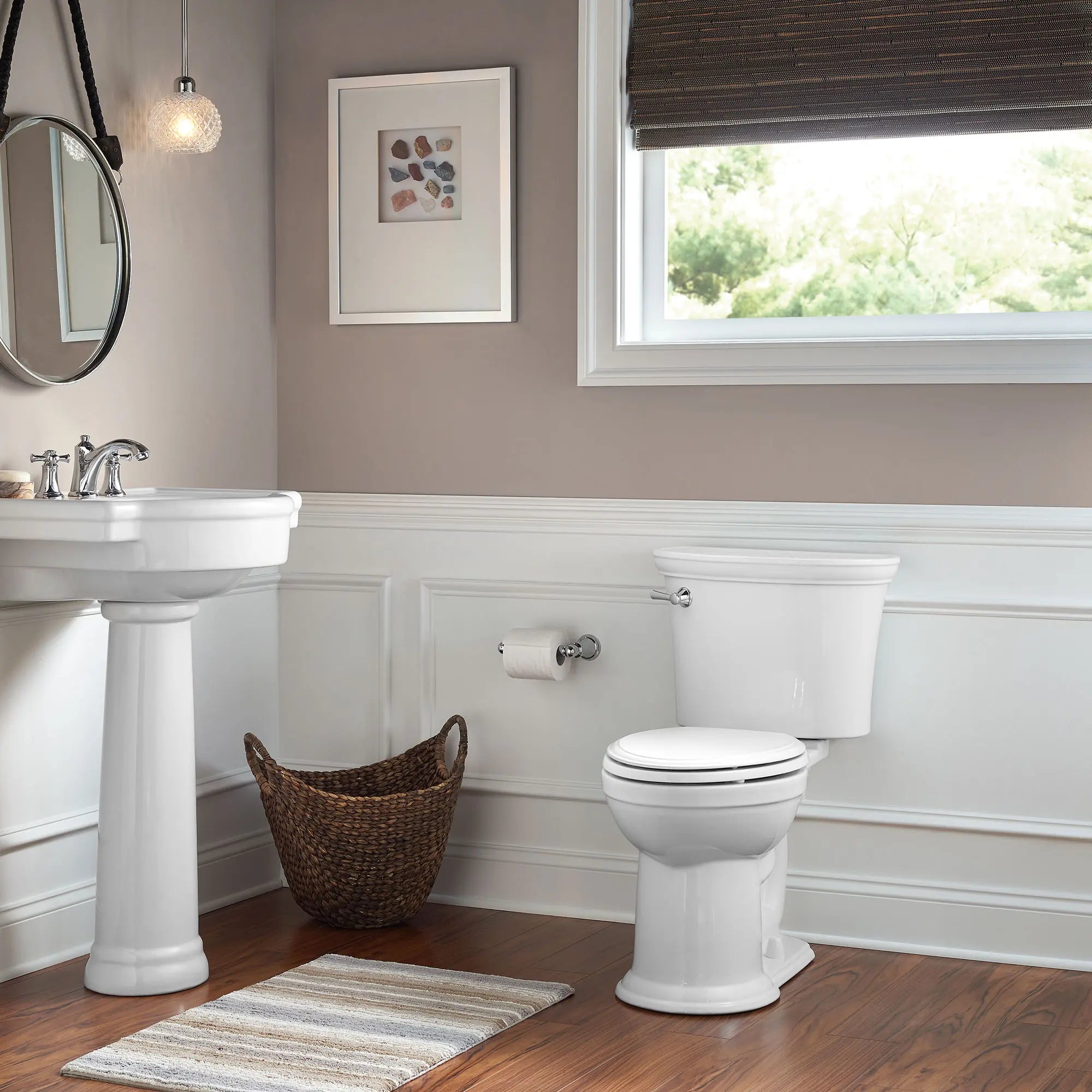 Esteem VorMax Two-Piece 1.28 GPF/4.8 LPF High-Efficiency Elongated Toilet with Soft-Close Seat - Perfect for Modern Bathrooms & Water-Saving Homes