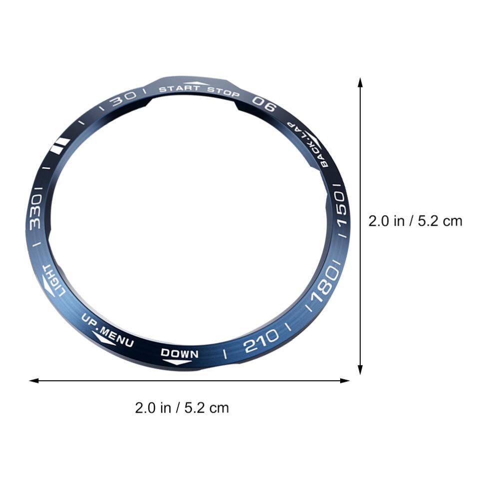 1PC Stainless Steel Watch Bezel Replacement for Garmin Fenix 6X - Durable Metal Cover Case Protector Ring Accessory | Perfect for Outdoor Sports, Hiking & Adventure Activities