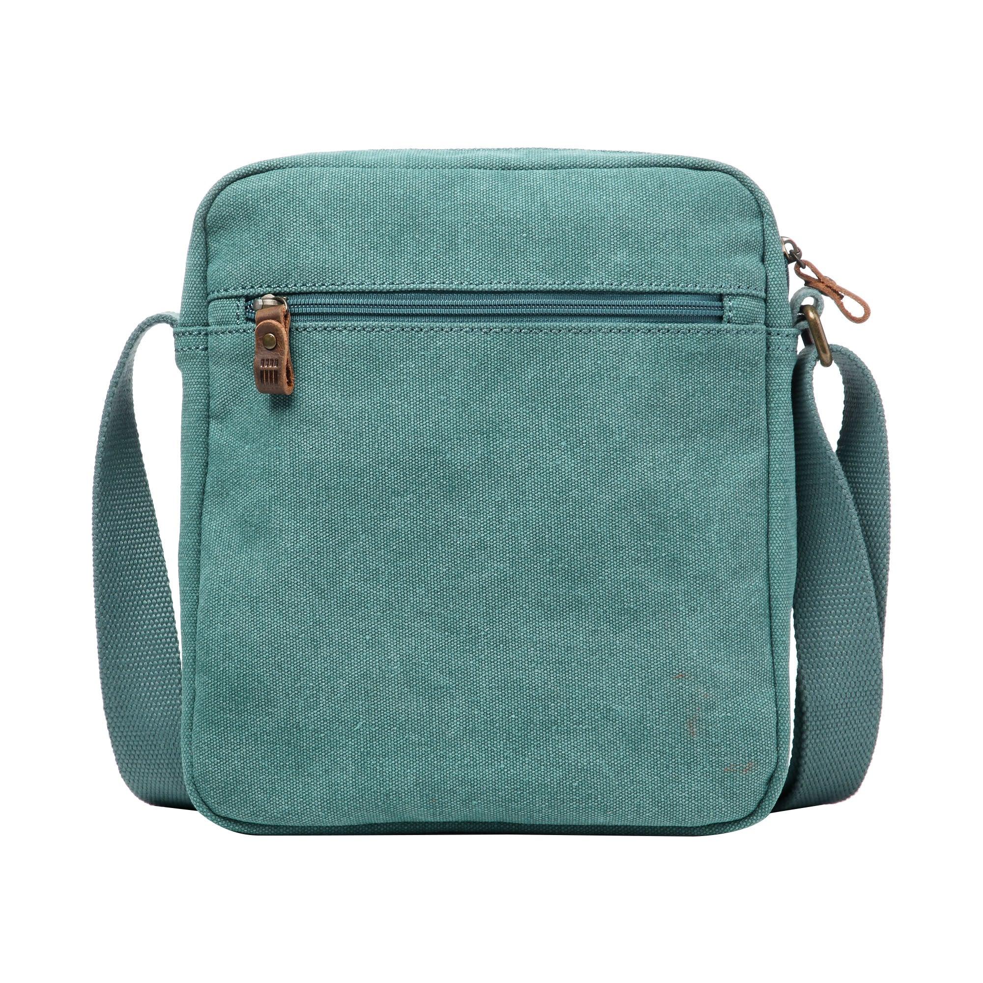 Troop London Classic Canvas Crossbody Bag for Men & Women - Stylish & Durable Shoulder Bag for Travel, Work & Everyday Use