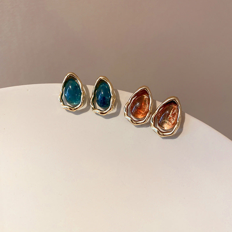 Dainty Mini Teardrop Stud Earrings for Women - HE6199 | Hypoallergenic Cubic Zirconia Earrings for Everyday Wear, Date Night & Special Occasions