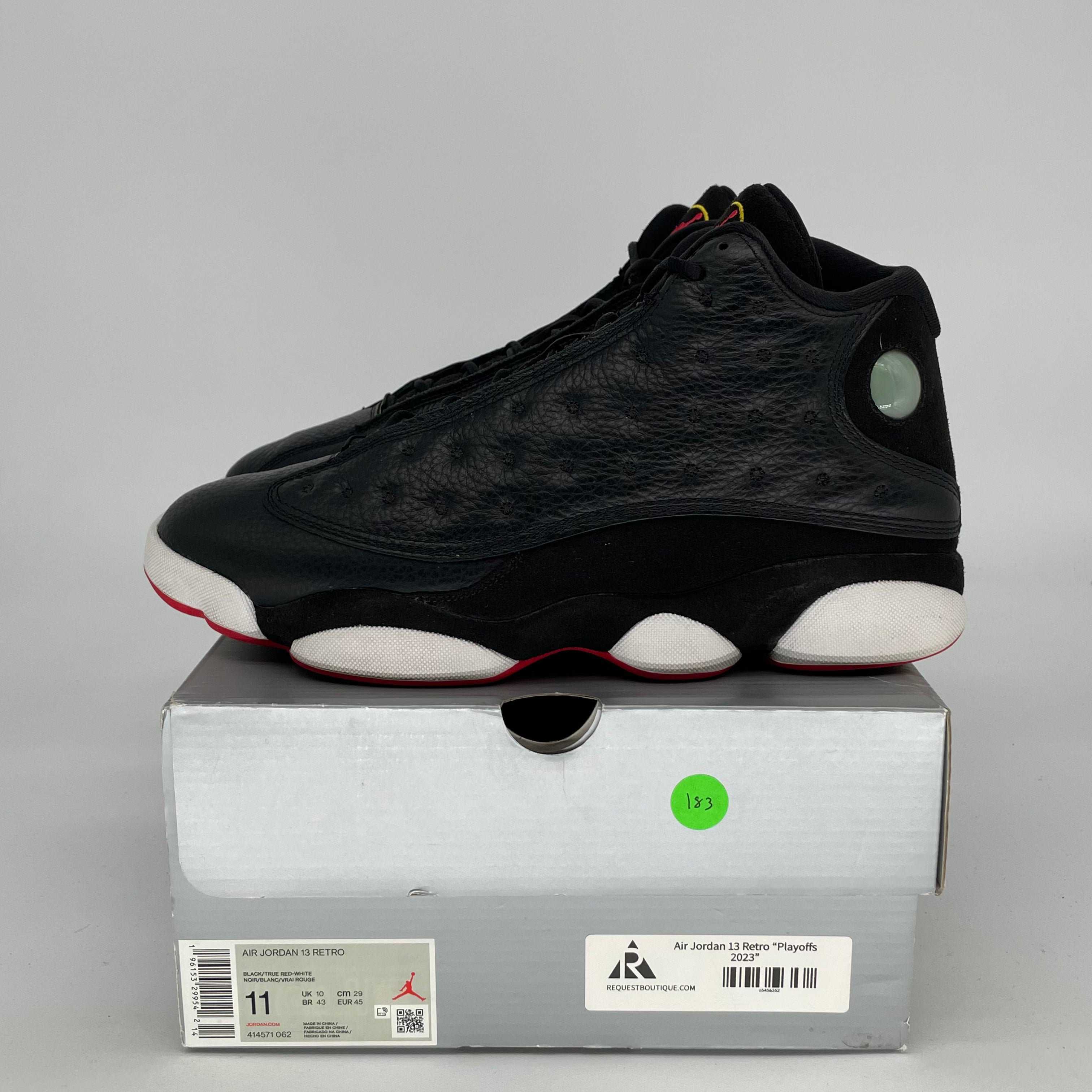 AIR JORDAN 13 PLAYOFFS Basketball Shoes Men's Size 11 & Women's 12.5W - Style 414571-062 | Retro Sneakers for Court Play & Streetwear Fashion