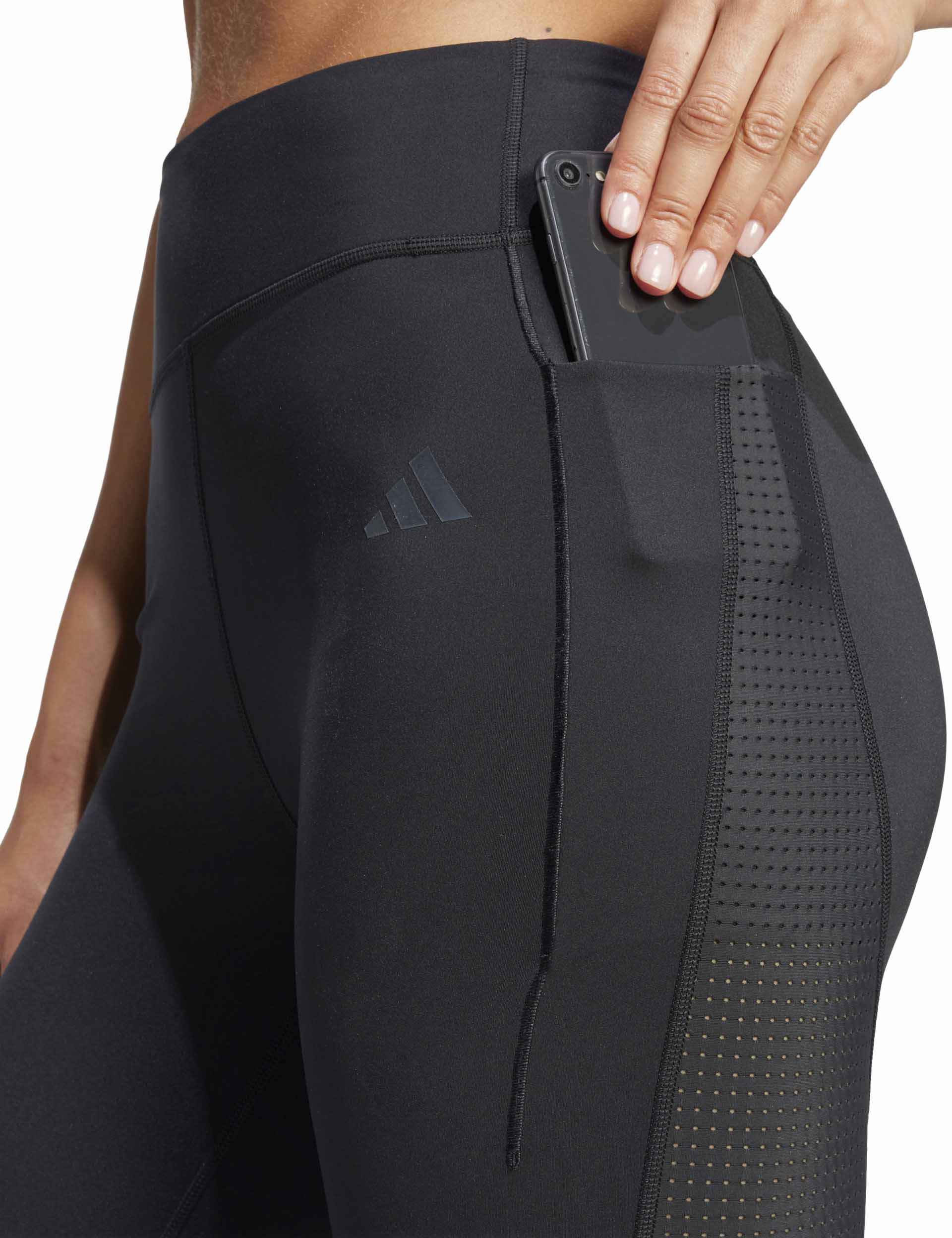 High-Intensity 7/8 Leggings for Women - Black Workout Leggings for Running, Yoga & Gym - Moisture-Wicking & Comfortable Training Tights