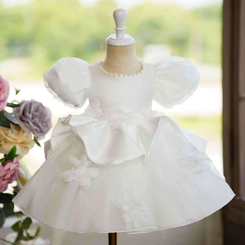Elegant Baby Girl Baptism Dress - Lace Flower Girl Christening Gown for Special Occasions | Perfect for Weddings, Baptisms & First Communions