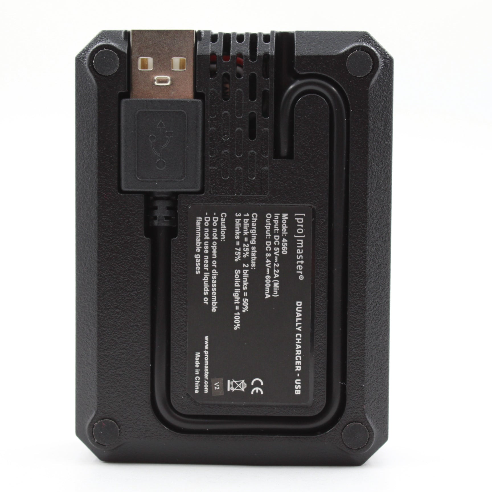 Refurbished Promaster Dually USB Charger for Canon LP-E6 & LP-E6N Batteries - Professional DSLR Camera Accessory for Travel & Studio Photography