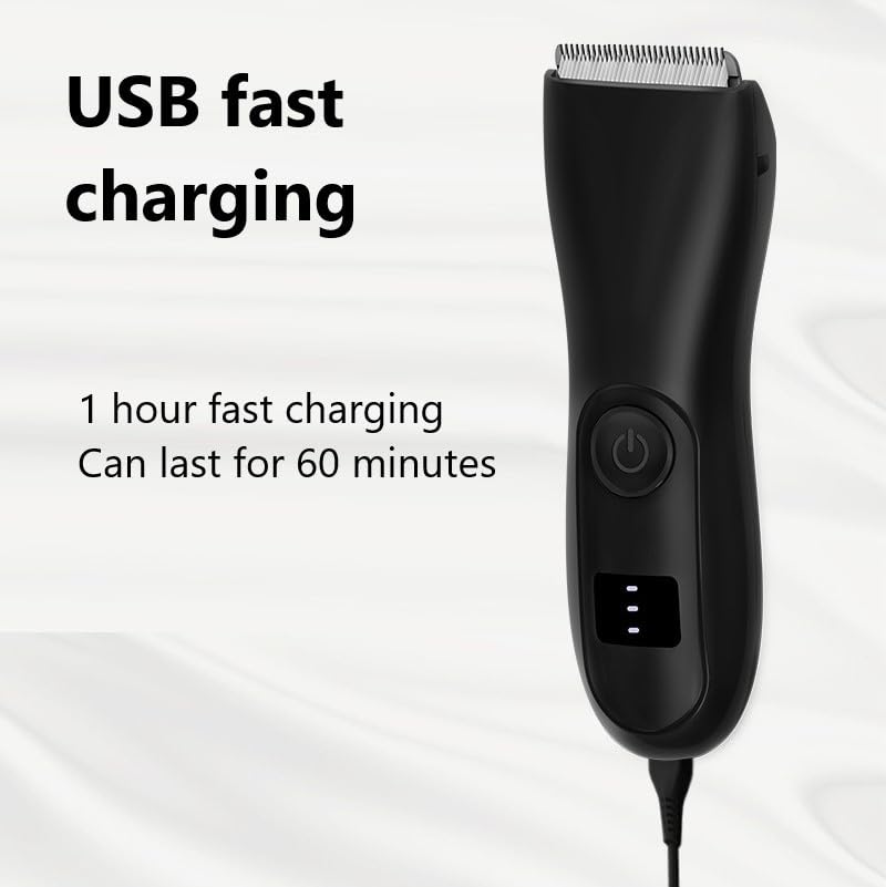 MAYiT Professional Hair Clippers for Men & Women - Body Hair Trimmer, Bikini & Groin Shaver, Pubic Hair Removal Groomer for Sensitive Areas - Perfect for Personal Grooming, Travel & Home Use