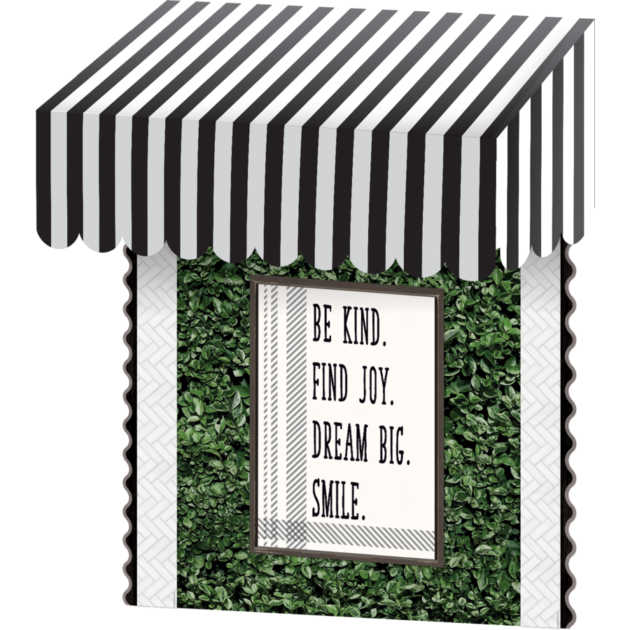Black and White Striped Awning - Waterproof Outdoor Patio Canopy for Sun Shade, Garden, and Backyard - Perfect for Picnics, Poolside, and Outdoor Dining