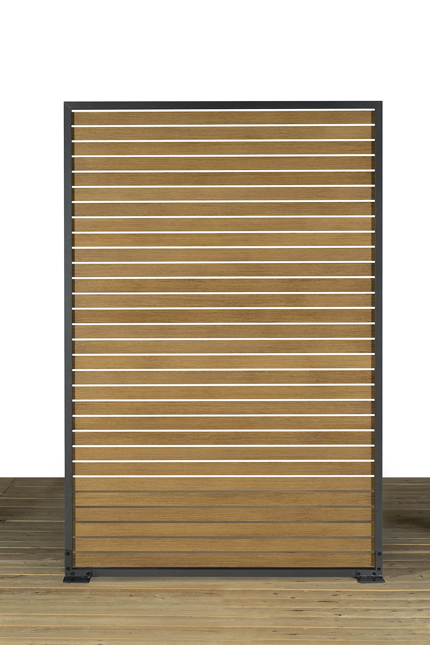 Sojag 099-9167528 Outdoor Privacy Screen and Slat Panel Wall - Woodlike Finish for Patio, Deck, and Garden Privacy Protection | Weather-Resistant & Durable Design
