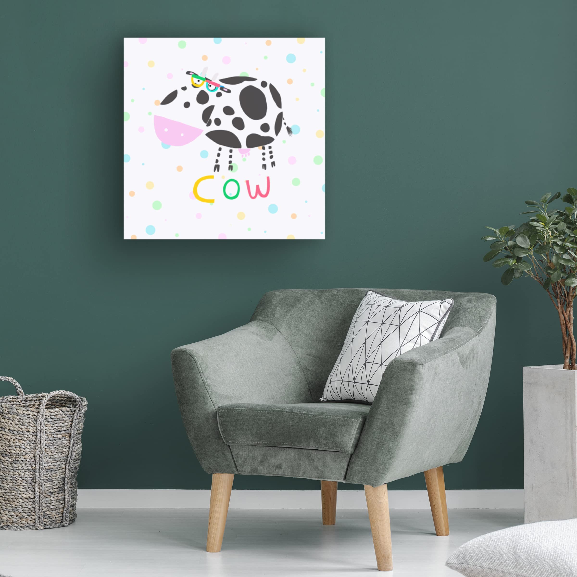 Trademark Fine Art 'Animal Spots VII' by Carla Daly - Stunning Canvas Wall Art for Living Room, Bedroom & Office Decor