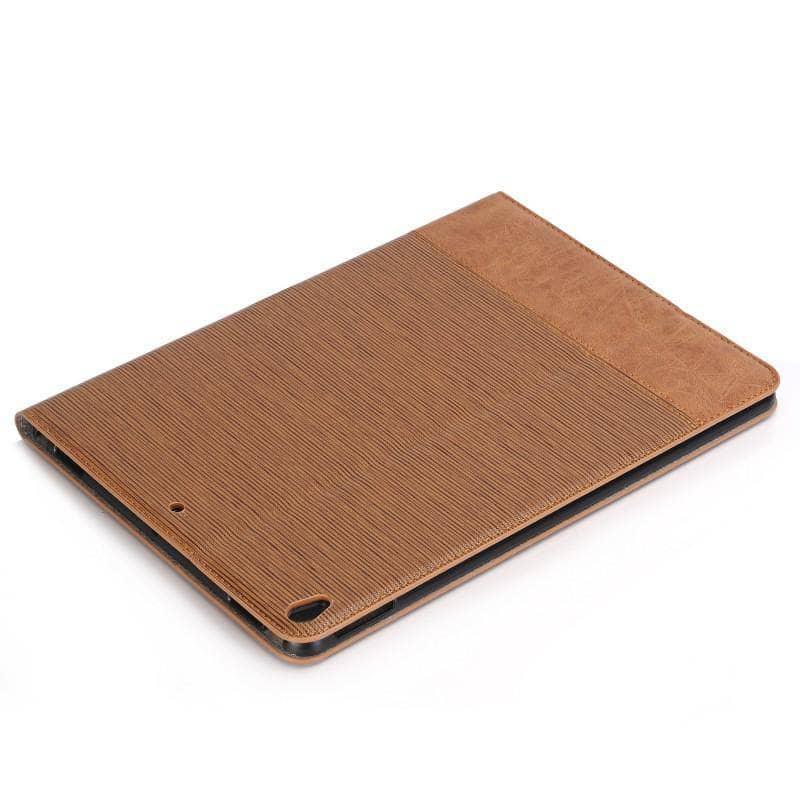 Premium Leather Look Cross Pattern Case for iPad Air 3 (2019) with Auto Sleep/Wake Function - Perfect for Work, Travel & Daily Protection