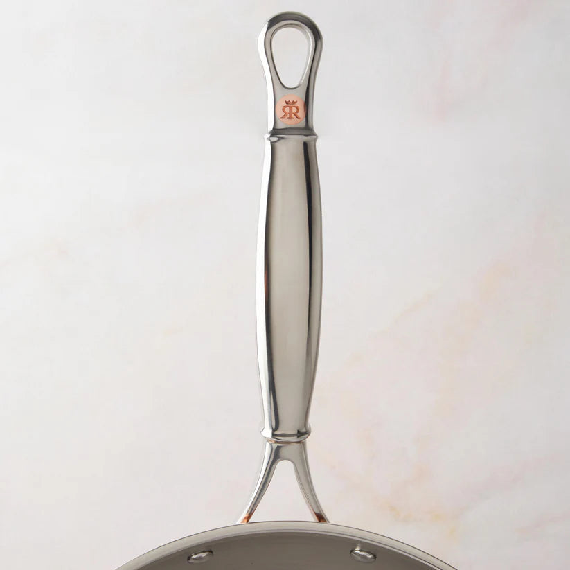 Ruffoni Symphonia Cupra 4 Quart Copper Saute Pan - Premium Italian Cookware for Professional Chefs & Home Cooking, Perfect for Searing, Sauteing & Deglazing