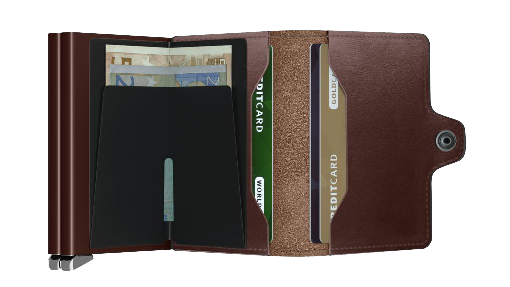 SECRID Premium Twinwallet Dusk - RFID Blocking Leather Wallet for Men & Women | Slim Bifold Credit Card Holder with Money Clip | Perfect for Travel, Business & Everyday Use