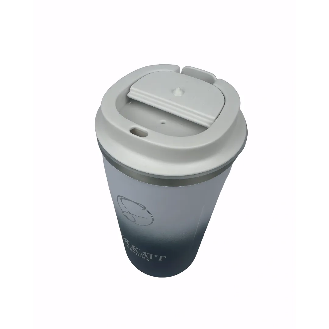 Royal Blue Insulated Travel Coffee Cup - 500ml Stainless Steel Vacuum Flask - Keeps Drinks Hot/Cold for Hours - Perfect for Commuting, Camping & Office Use