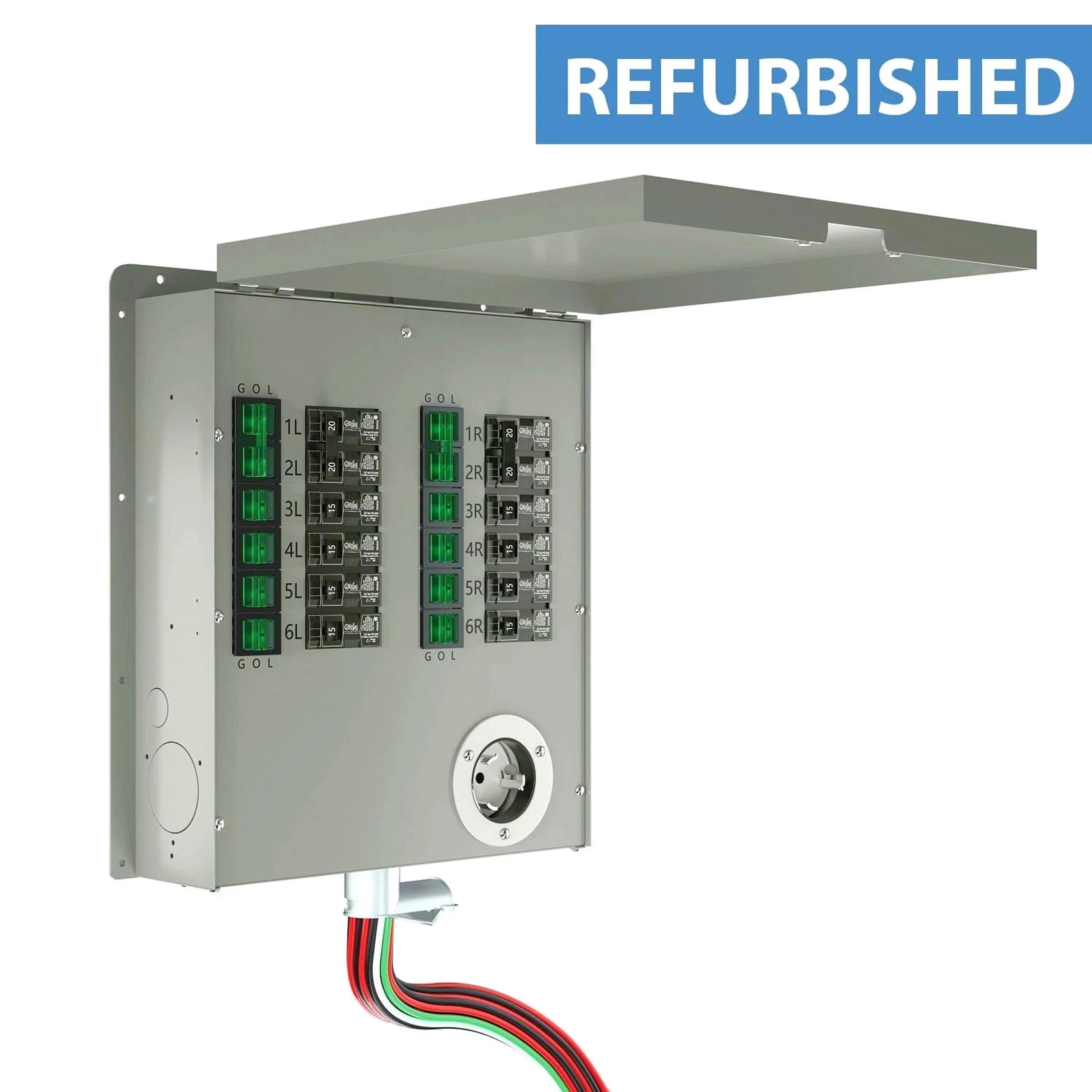 Refurbished Nature's Generator Power Transfer Kit - 12 Circuit 120/240V 50A for Home Backup Power & Emergency Use