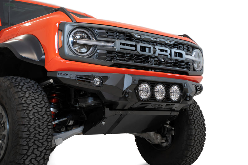 2022-2023 Ford Bronco Raptor Bomber Front Bumper - Heavy Duty Off-Road Replacement Bumper for Enhanced Protection | Perfect for Rock Crawling, Overlanding & Off-Road Adventures