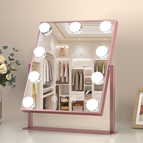 Rose Gold With 9 Led Bulbs