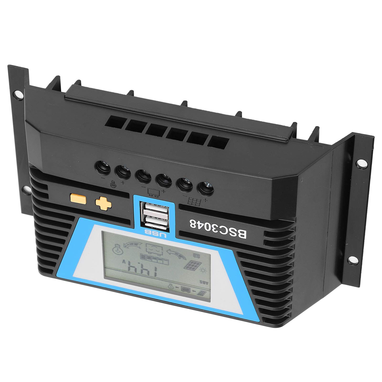 Best Solar Charge Controller 12V/24V/36V/48V - Intelligent MPPT Energy Regulator for Lead Acid/Lithium Batteries - Perfect for RV, Boat, Off-Grid & Home Solar Systems