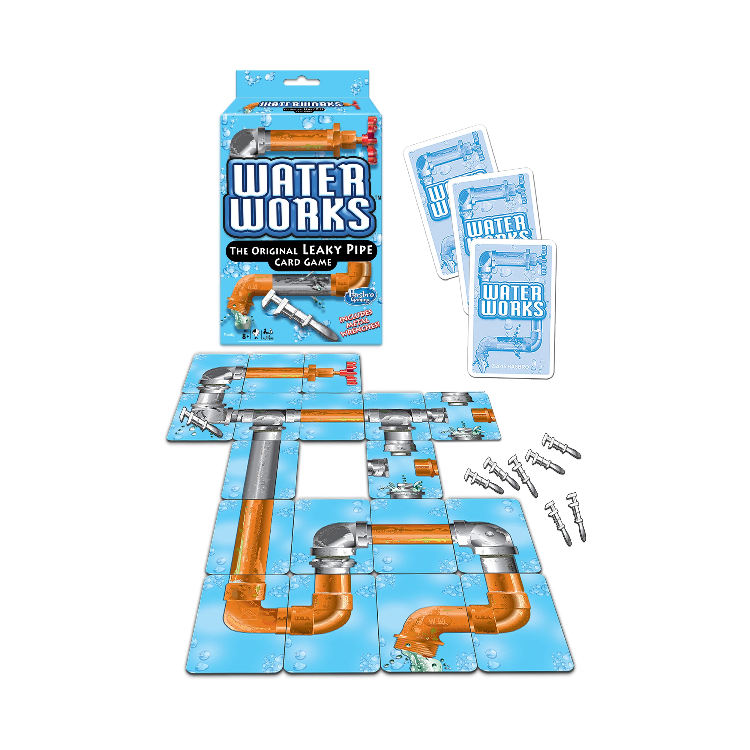 Classic Waterworks: The Ultimate Leaky Pipe Card Game for Family Game Night & STEM Learning Activities