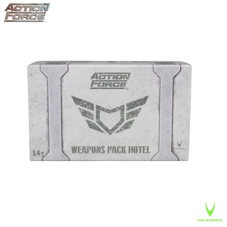 Action Force Weapons Pack Hotel Accessory Set - Military Action Figure Guns & Gear for Collectors & Diorama Scenes