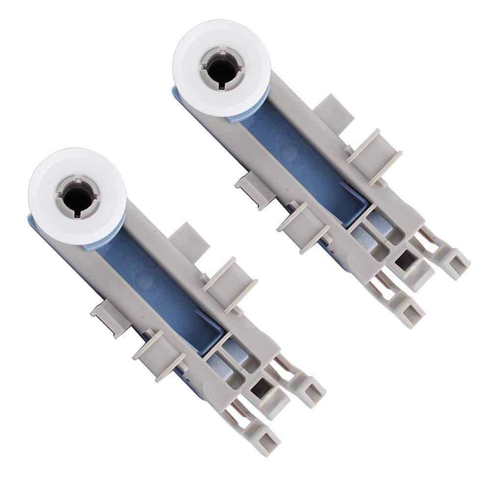 2 Pack Dishwasher Upper Rack Adjuster Wheel Replacement for Whirlpool AP6285708 PS11746477 - Compatible with Whirlpool, Maytag, KitchenAid Dishwashers - Easy Installation for Smooth Gliding Rack Movement