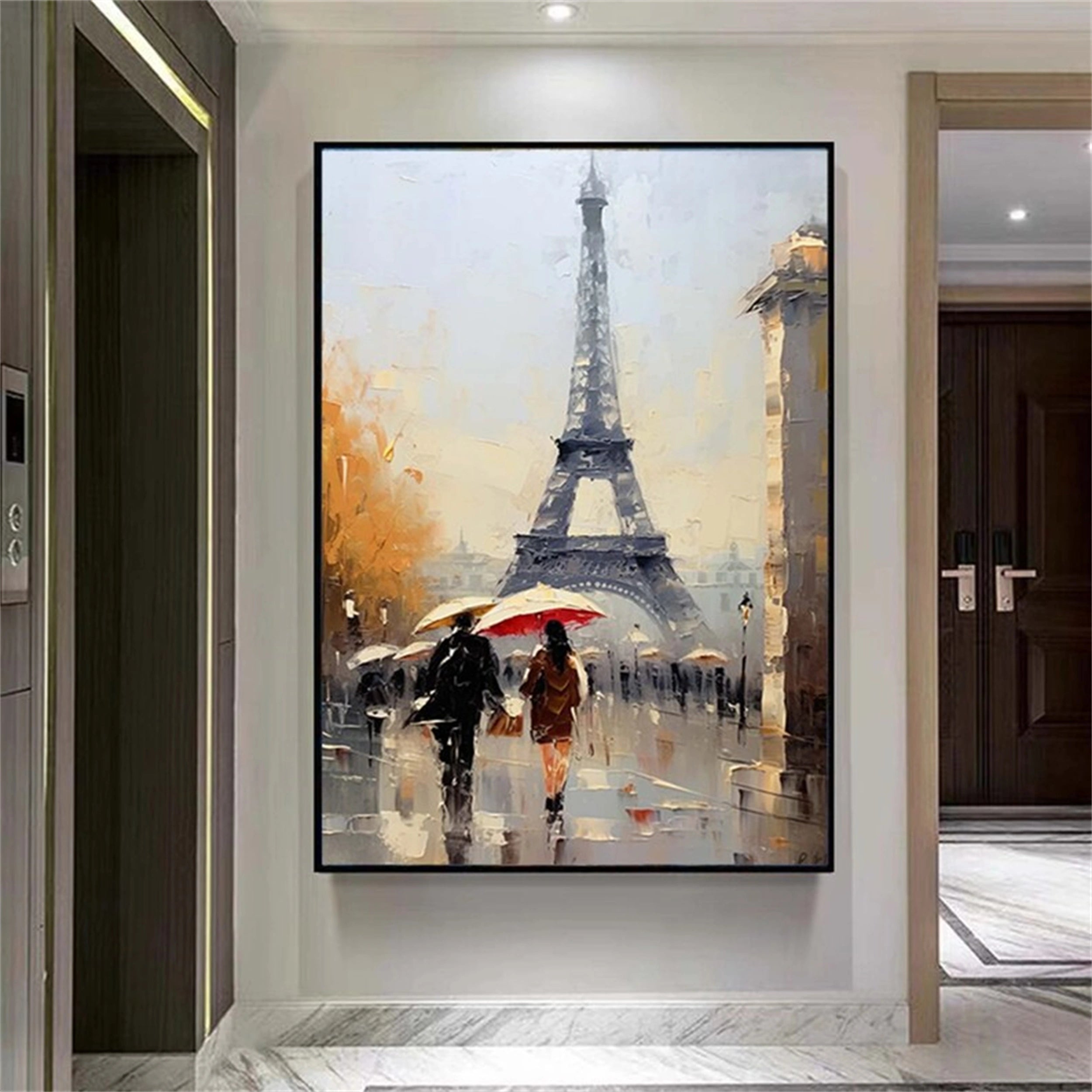 Urban Landscape Painting #UL 026 - Modern Wall Art for Home & Office Decor - Perfect for Living Room, Bedroom or Workspace