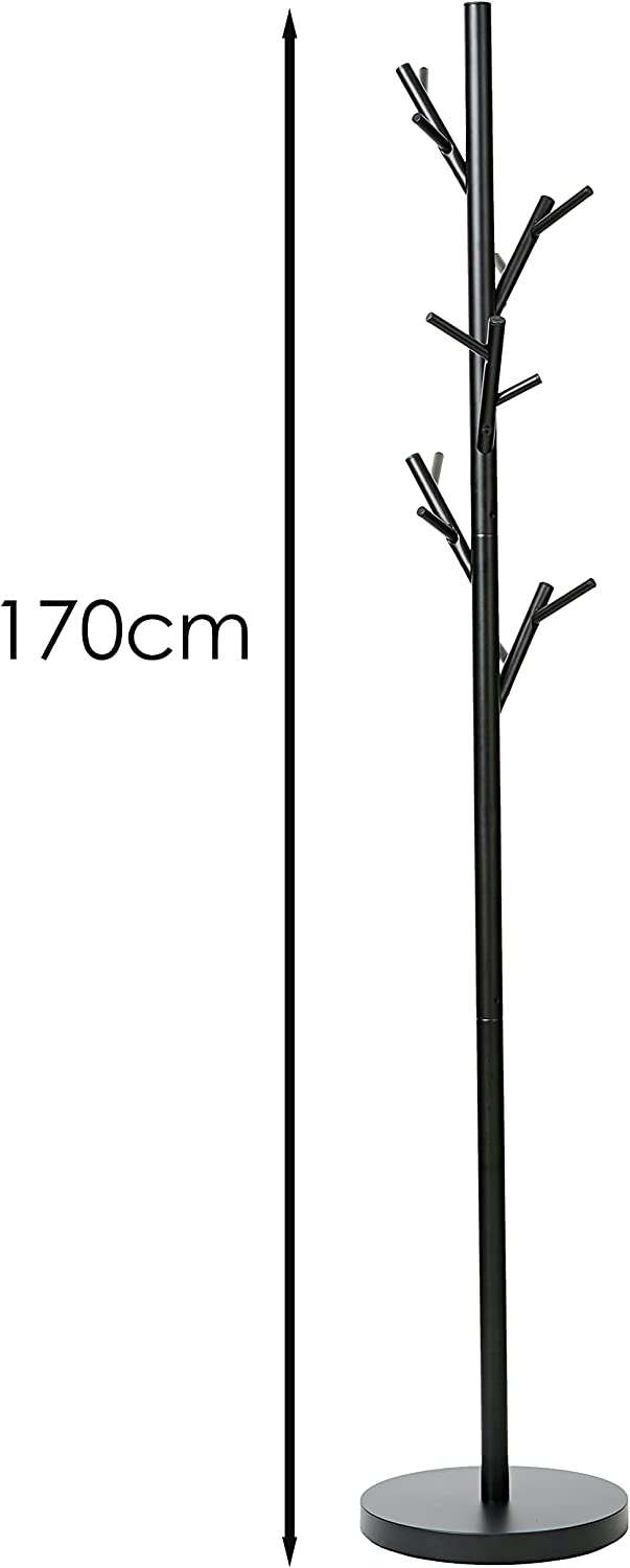 Stylish Wooden Loft Coat Rack with 5 Hooks - Space-Saving Entryway Organizer for Hats, Scarves & Jackets - Perfect for Hallway, Bedroom or Office Decor