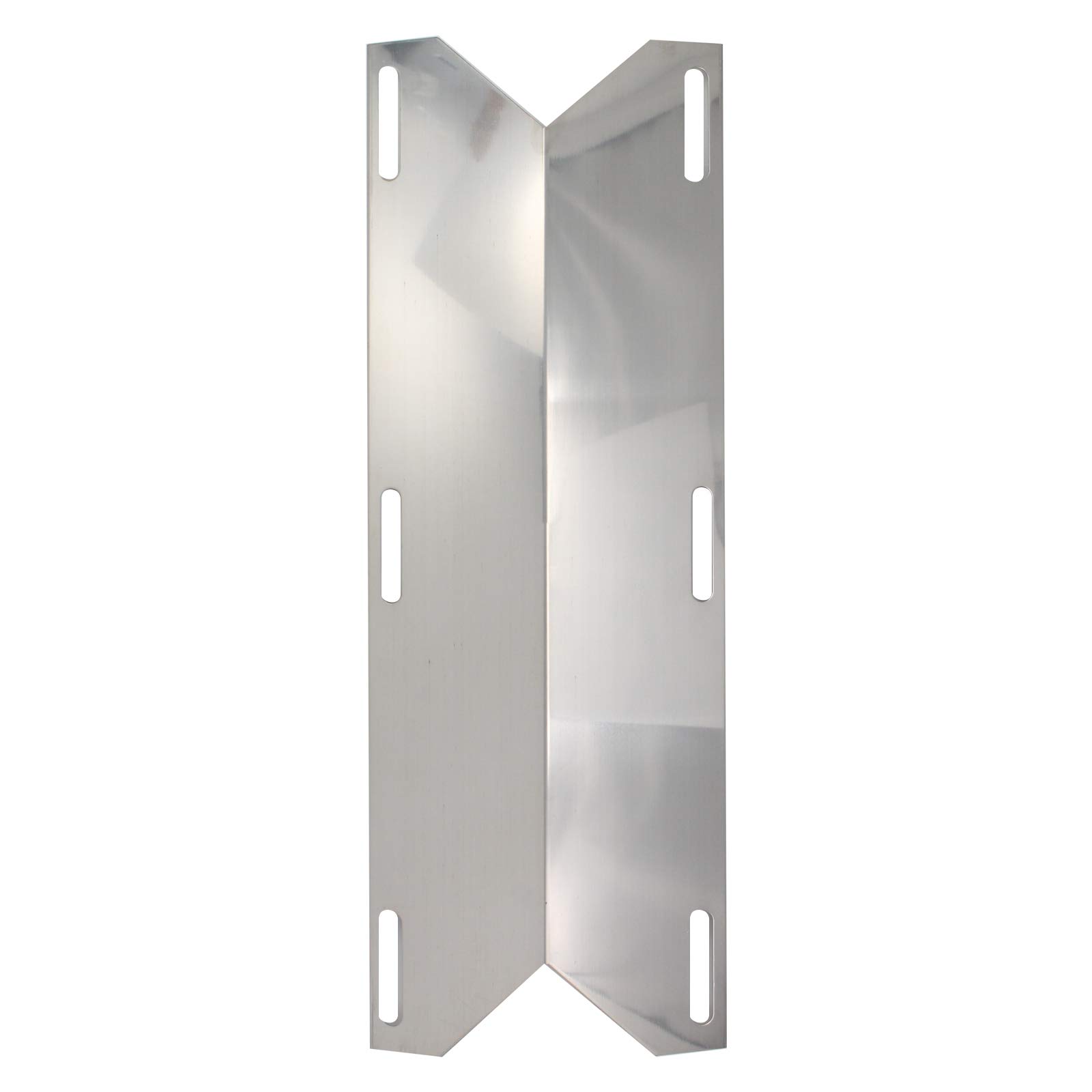 Stainless Steel BBQ Grill Heat Shield Plate Tent Replacement Parts for Jenn Air 740-0338 - Compatible Flame Tamer, Guard, Deflector, Flavorizer Bar (17 3/4